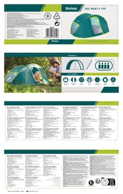 Bestway frontcountry tent cool mount 4