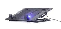 Gembird NBS-1F17T-01 Cooling-pad voor laptop In hoogte verstelbaar - thumbnail