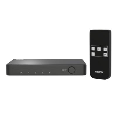 Marmitek Connect 740 – HDMI Switch 8K 60Hz – 4K 120Hz – HDMI 2.1 – 4 in / 1 uit Marmitek Connect 740 – HDMI Switch 8K 60Hz – 4K 120Hz – HDMI 2.1 – 4 in / 1 uit