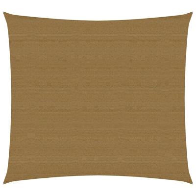 VidaXL Zonnezeil 160 g/m² 3x3 m hdpe taupe VidaXL Zonnezeil 160 g/m² 3x3 m hdpe taupe