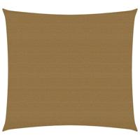 VidaXL Zonnezeil 160 g/m² 3x3 m hdpe taupe - thumbnail