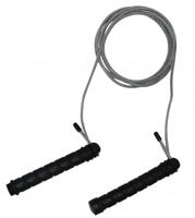 Tunturi Verstelbaar Springtouw l verzwaard gewicht l staal l 280 cm l zwart - thumbnail