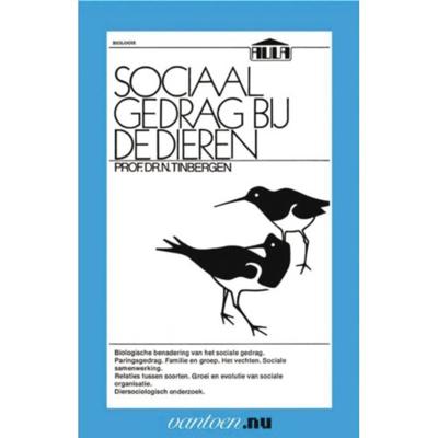 N. Prof. Dr. Tinbergen Vantoen.nu   Sociaal gedrag bij dieren
