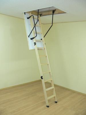 Altrex Woodytrex-Superieur 3-delige zoldertrap (inklap) 120 x 60 - 505026