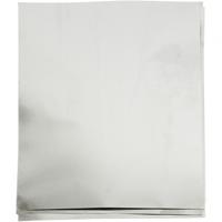 Creativ Company Reliëffolie, a5, vel 148x210 mm, dikte 0,9 mm, zilver, 10 stuk/ 1 doos - thumbnail