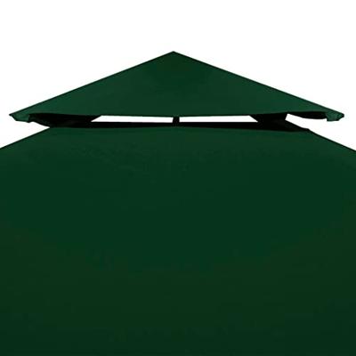VidaXL Vervangend tentdoek prieel 310 g/m² 3x4 m groen