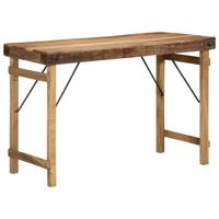 Eettafel Bruin 110 x 55 x 76 cm massief gerecycled hout - thumbnail