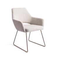 Jesper Home Eetkamerstoel 'Yanai' Slide Rose Gold, kleur Pigeon - thumbnail