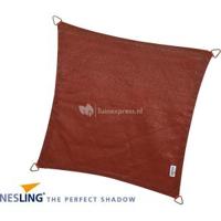 Nesling Coolfit schaduwdoek vierkant terracotta 3.6 x 3.6 x 3.6 meter - thumbnail