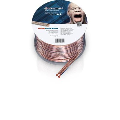 Oehlbach 302 Luidsprekerkabel 2 x 4 mm² Transparant 20 m