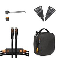 Tether Tools Starter Tethering Kit, Optima 10G, 15&apos; (4.6m), straight black - thumbnail