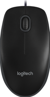 Logitech B100 Muis USB Optisch Zwart 3 Toetsen 800 dpi Ergonomisch - thumbnail