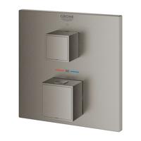 Opbouwdeel GROHE Grohtherm Cube Zonder Omstel Hard Graphite Geborsteld - thumbnail