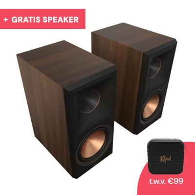 Klipsch: RP-600M II Boekenplank Speakers - 2 stuks - Walnoot