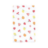 Hudson Baby Unisex Baby Cotton Flannel Burp Cloths, Fruit Salad, One Size - thumbnail