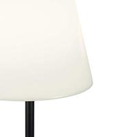 QAZQA Buiten vloerlamp zwart met witte kap 35 cm IP65 - Virginia - thumbnail