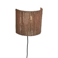 GOOD&MOJO Wandlamp 'Iguazu' Jute, 22cm hoog, kleur Naturel - thumbnail