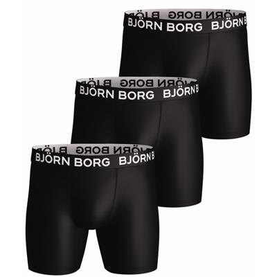 Heren boxershort - Performance - Zwart microfiber ondergoed - Sport ondergoed
