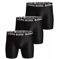 Heren boxershort - Performance - Zwart microfiber ondergoed - Sport ondergoed - thumbnail