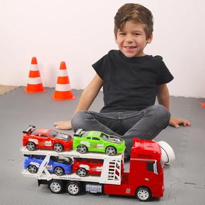 Transportwagen - TURBO CHALLENGE - Interventievoertuigen - 1/24 - Frictievoertuig - Willekeurige kleur - thumbnail