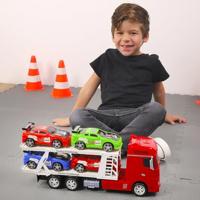 Transportwagen - TURBO CHALLENGE - Interventievoertuigen - 1/24 - Frictievoertuig - Willekeurige kleur - thumbnail