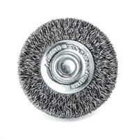 Lessmann Ronde borstel | d. 40 mm schacht 6 mm draaddikte 0,2 mm | staal 9 mm 18.000 omw/min | Max. toerental 18000 min-¹ | 1 stuk - 414142 414142 - thumbnail