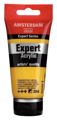 Royal Talens Amsterdam Expert Series Acrylverf Tube 75 ml - Permanentgeel Middel 284