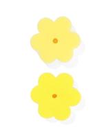 HEMA Schuursponsjes gele bloem - 2 stuks - thumbnail