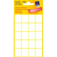 Etiket avery 3043 22x18mm wit 120st | 10 stuks - thumbnail