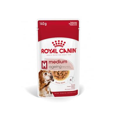 Royal Canin Medium Ageing natvoer hond (in saus) 1 doos (10 x 140 g) - thumbnail