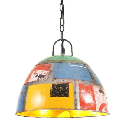 VidaXL Hanglamp industrieel vintage rond 25 w e27 31 cm meerkleurig