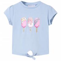VidaXL Kindershirt 128 blauw - thumbnail