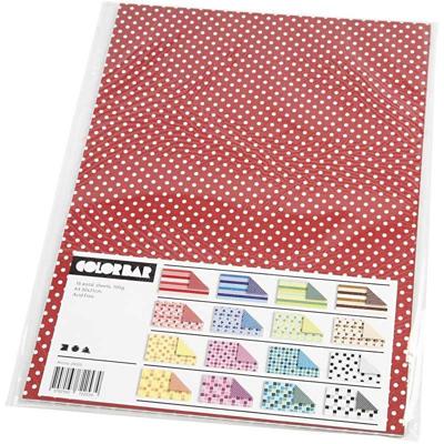 Creativ Company Color bar papier print a4 100gr, 16 vellen Creativ Company Color bar papier print a4 100gr, 16 vellen