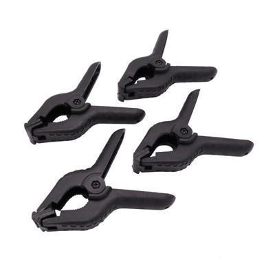 Caruba Achtergrond Klem Zwart Groot (4 stuks)