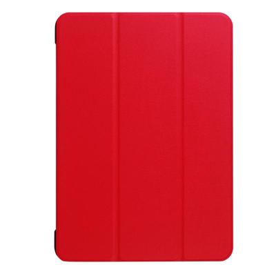 Voor iPad Pro 10.5 inch PU Litchi structuur 3-vouw Smart hoesje Clear Back Cover met houder(rood) Voor iPad Pro 10.5 inch PU Litchi structuur 3-vouw Smart hoesje Clear Back Cover met houder(rood)