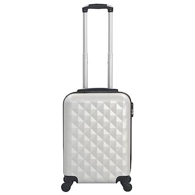 Harde koffer ABS helder zilverkleurig Harde koffer ABS helder zilverkleurig