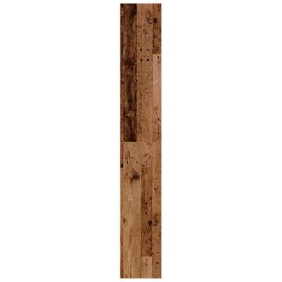 Boekenkast/kamerscherm 40x30x198 cm oud houtkleurig