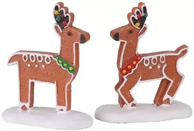 Deer Delights Set Of 2 Kerst LEMAX - Lemax
