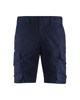 Blåkläder Industrie short met stretch 14461832 | Marineblauw/Korenblauw | Maat 64 - 7330509758182