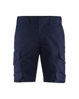 Blåkläder Industrie short met stretch 14461832 | Marineblauw/Korenblauw | Maat 64 - 7330509758182 - thumbnail