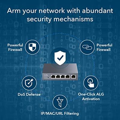 Cudy Gigabit Multi-WAN VPN Router bedrade router Fast Ethernet, Gigabit Ethernet Grijs