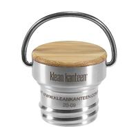 Klean Kanteen Rvs "loop cap" schroefdop - bamboe - thumbnail