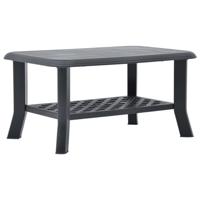 VidaXL Salontafel 90x60x46 cm kunststof antraciet - thumbnail