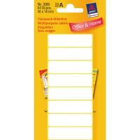 Etiket az 3086 50x14mm wit 64stuks - thumbnail