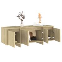 Tv-meubel 120x30x40,5 cm bewerkt hout sonoma eikenkleurig - thumbnail
