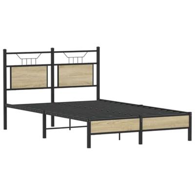 Bedframe zonder matras hout sonoma eikenkleurig 120x200 cm Bedframe zonder matras hout sonoma eikenkleurig 120x200 cm