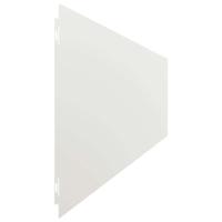 Gazonranden 30 st 20x103 cm koudgewalst staal wit - thumbnail