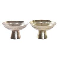 Tafeldecoratie DKD Home Decor 34 x 34 x 20 cm Gouden Koper Arabisch Stansen (2 Stuks) - thumbnail