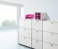 HAN ha-1027-x-56 brievenbak a4 standaard plastic trend colour roze - thumbnail