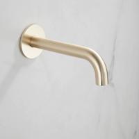 Baduitloop AquaSplash Plus 20 cm Geborsteld Messing Aquasplash - thumbnail